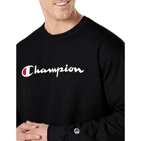 Champion Men Sweatshirt, Powerblend, Fleece Midweight Crewneck Sweatshirt 