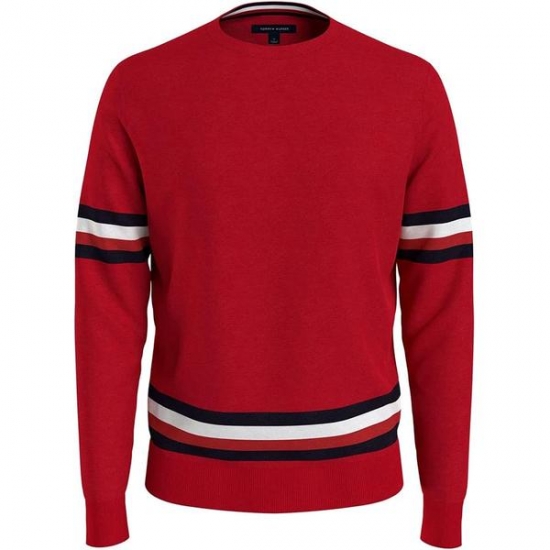 Tommy Hilfiger Men Essential Signature Stripe Crewneck