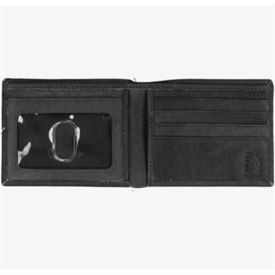 Steve Madden Mens RFID Leather Wallet Gift Set with Key Fob