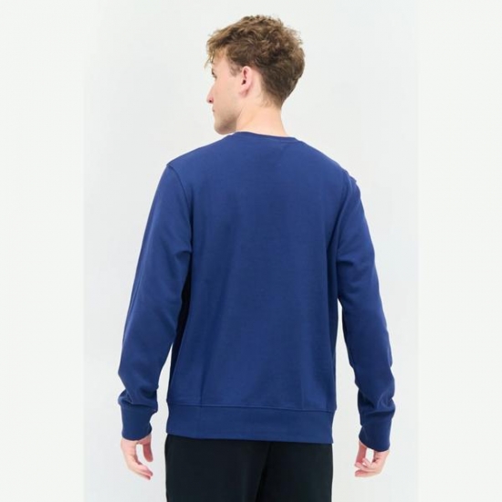 New Balance Men Sportswear Fit Long Sleeve Outdoor Sweatshirt, Navy