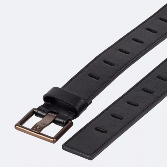 Wide Prong Harness Buckle Belt