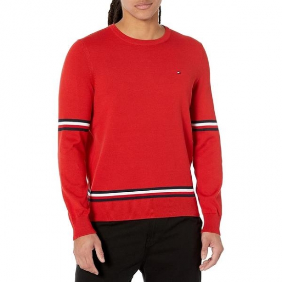 Tommy Hilfiger Men Essential Signature Stripe Crewneck