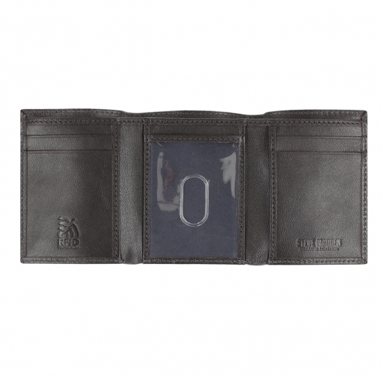 Steve Madden Men's RFID Trifold Wallet with Id Window