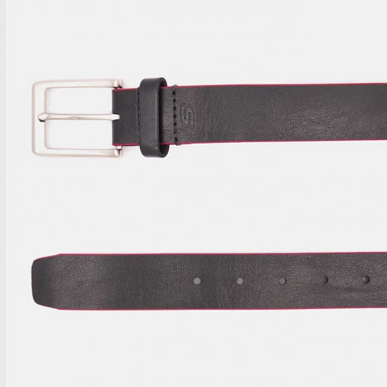 Skechers Men Leather Buckle Belt