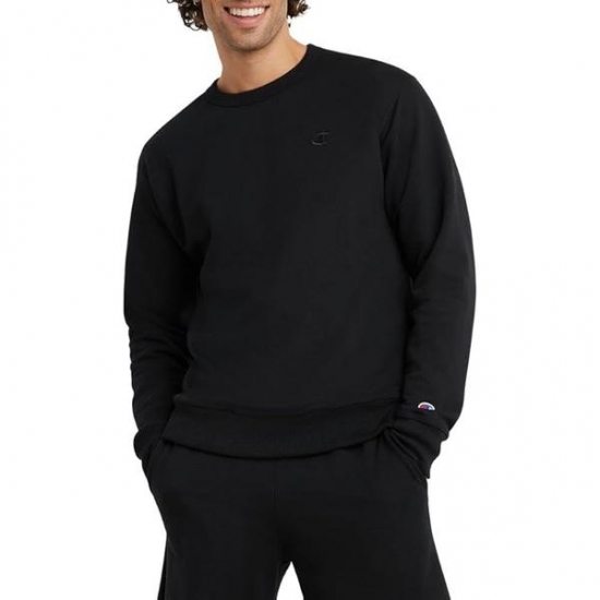Champion Mens Crewneck, Powerblend Fleece Sweatshirt