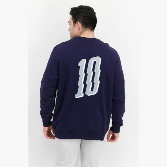 Puma Men Sportswear Fit Printed Long Sleeve Sweatshirt